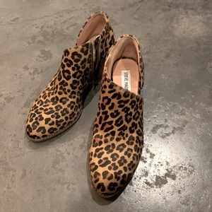 Steve Madden Leopard Ankle Booties
